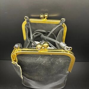 PreCreed Vintage Bonnie Cashin Double Kisslock Swing Bag With Original Hangtag.